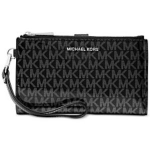 Michael Kors Black/Silver Wristlet Brand NWT!!!!